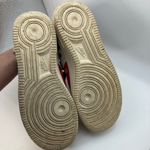 Nike Air Force 1 Low What The‎ Multi-Color Youth 4.5Y AQ4211-100 Cracked Leather - Picture 4 of 11